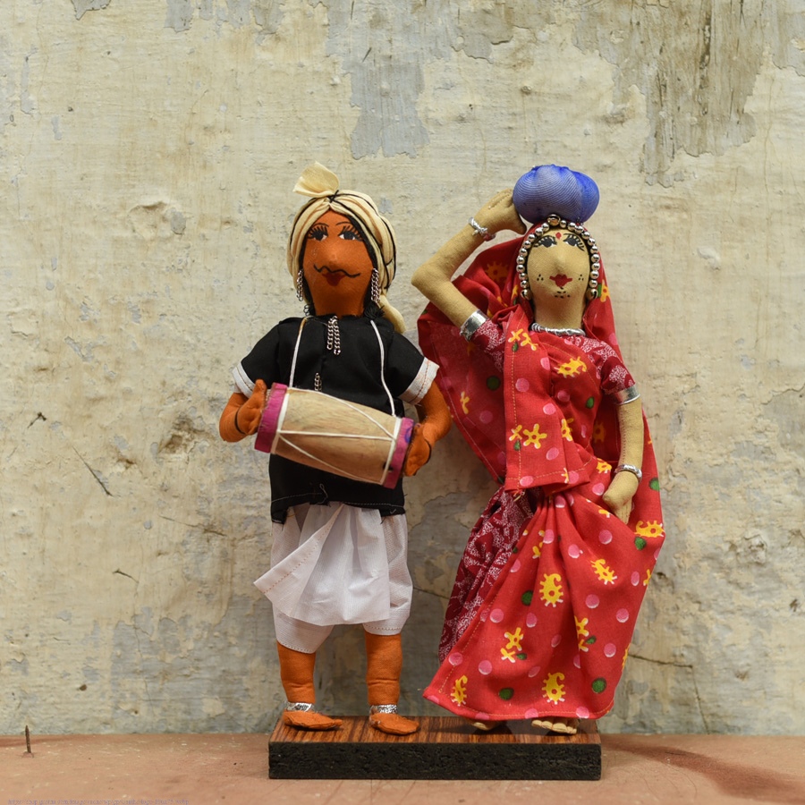 Buy Jhabua Handmade Fabric Doll (Bhil) - K