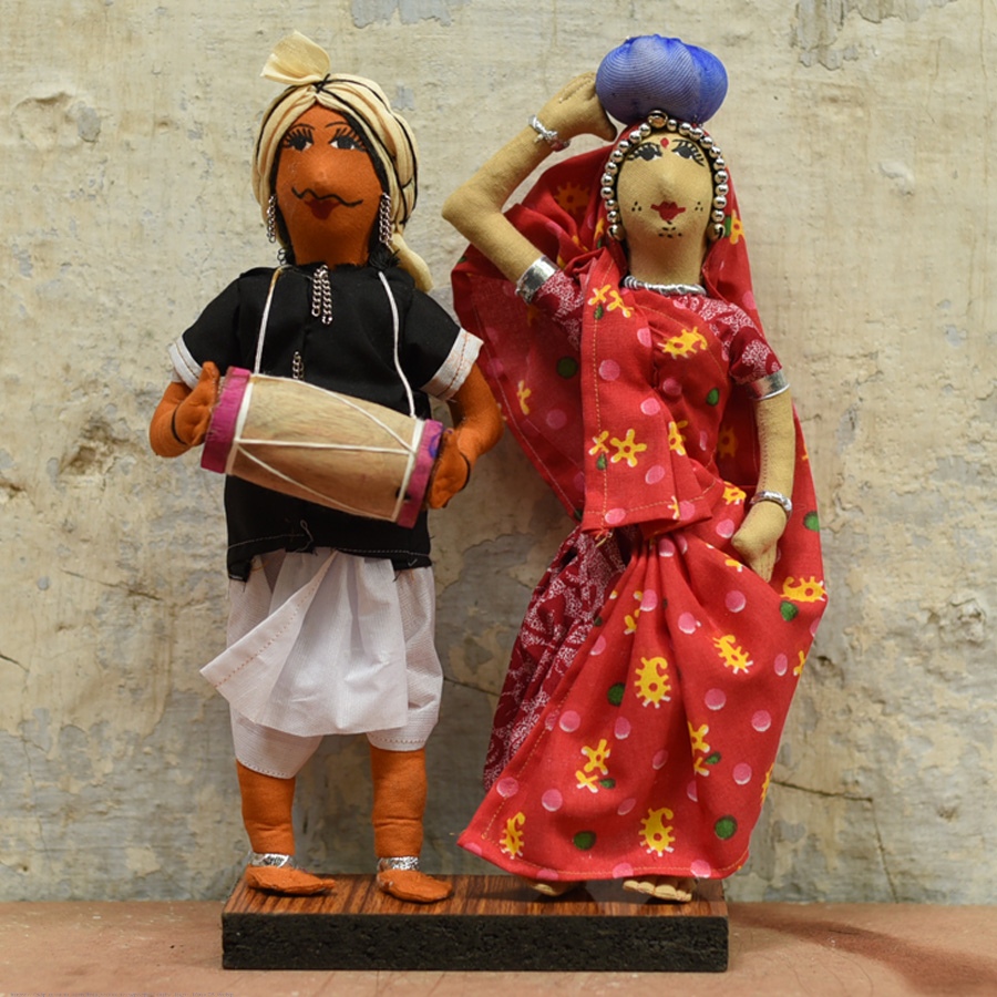 Buy Jhabua Handmade Fabric Doll (Bhil) - K
