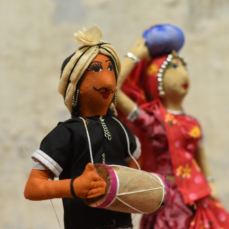 Buy Jhabua Handmade Fabric Doll (Bhil) - K
