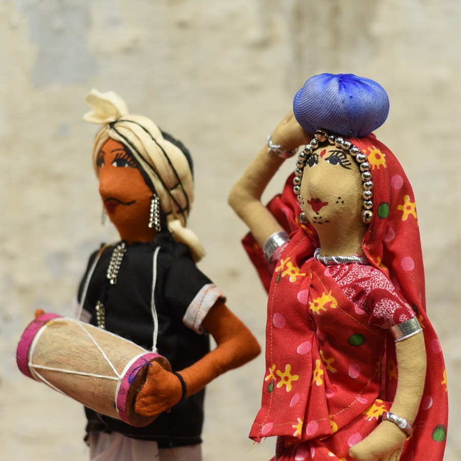 Buy Jhabua Handmade Fabric Doll (Bhil) - K
