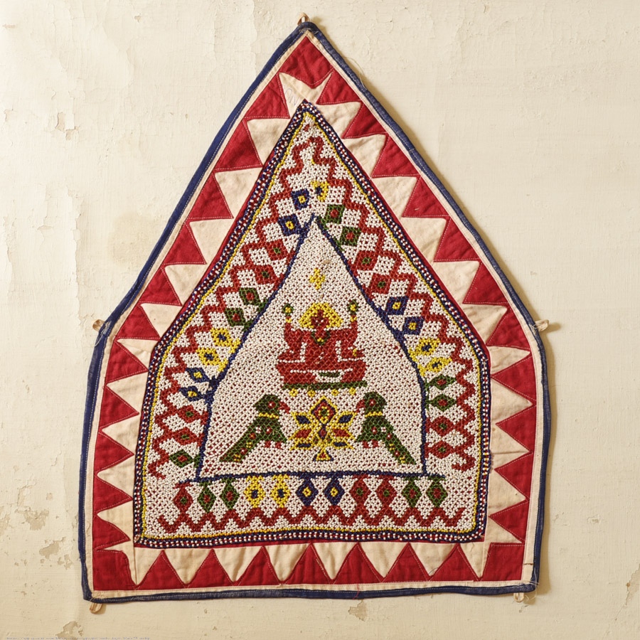 Saurashtra Region Beaded Old & Antique Wall Hanging