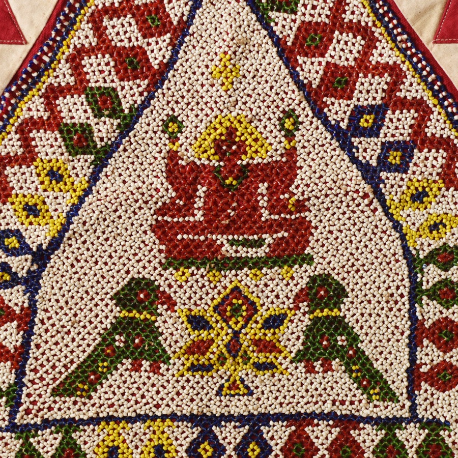 Saurashtra Region Beaded Old & Antique Wall Hanging