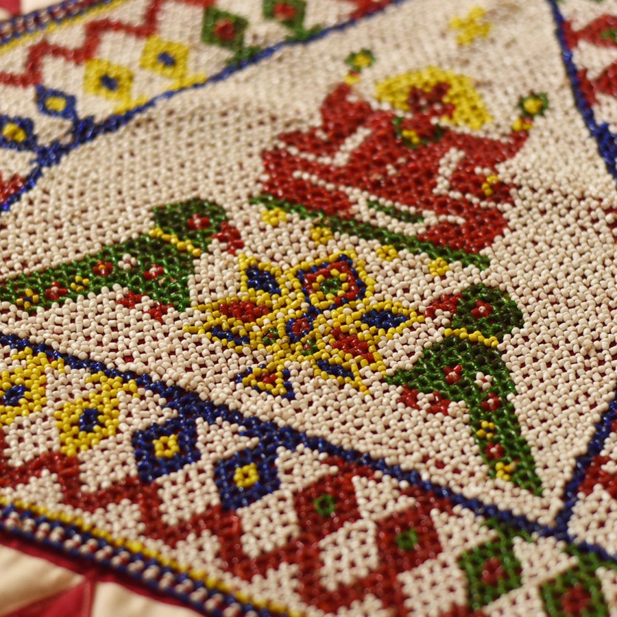 Saurashtra Region Beaded Old & Antique Wall Hanging