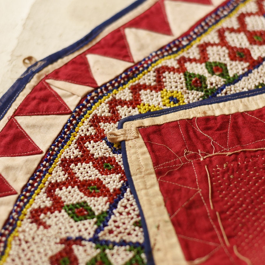 Saurashtra Region Beaded Old & Antique Wall Hanging