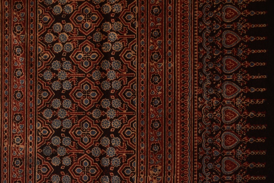 Ajrakh Print Single Bedsheet
