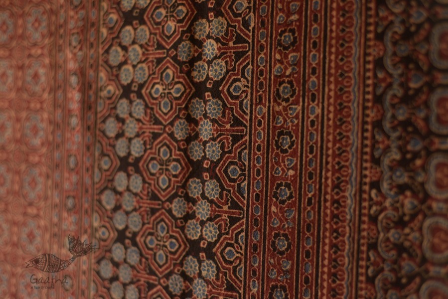 Ajrakh Print Single Bedsheet