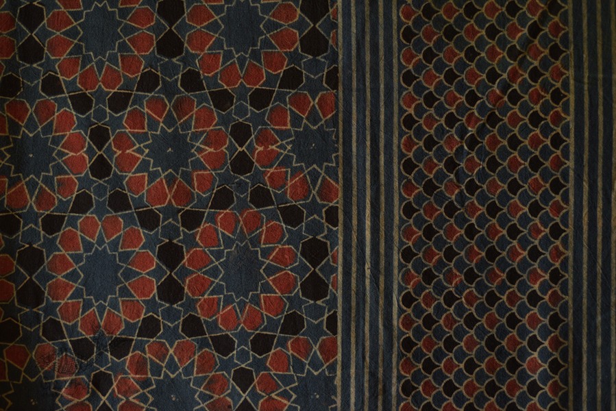 Ajrakh Print Single Bedsheet
