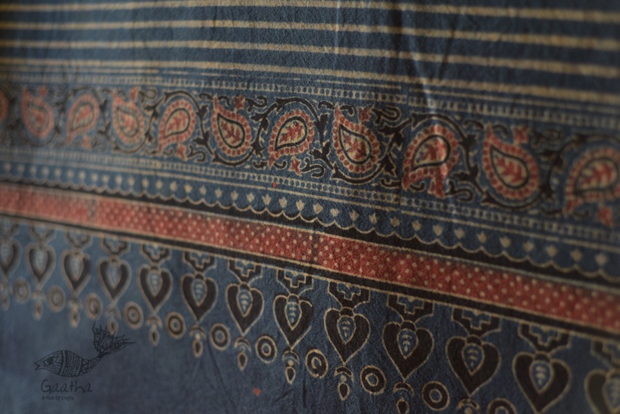 Ajrakh Print Single Bedsheet