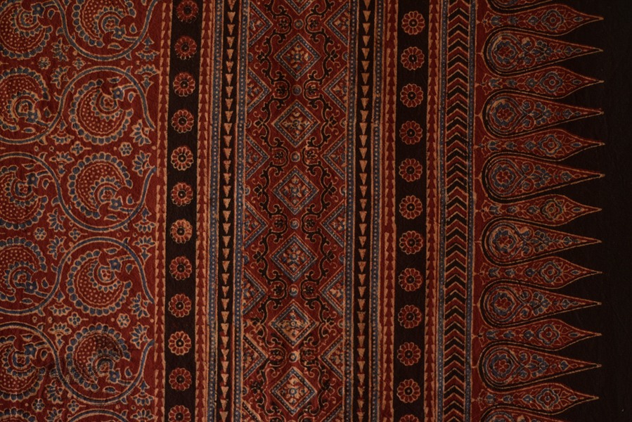 Ajrakh Print Single Bedsheet