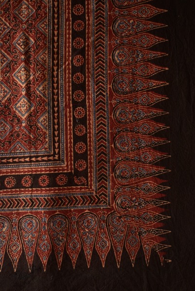 Ajrakh Print Single Bedsheet