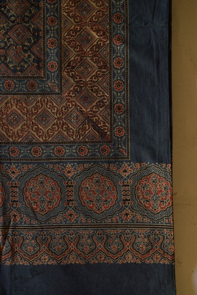 Ajrakh Print Single Bedsheet