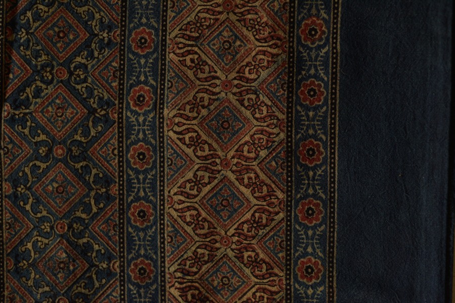 Ajrakh Print Single Bedsheet
