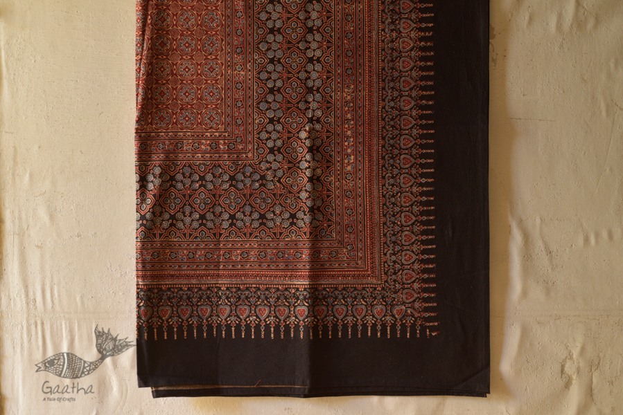 Ajrakh Print Single Bedsheet