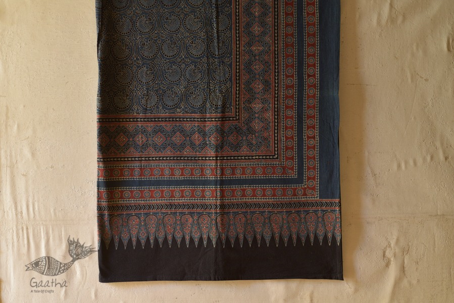 Ajrakh Print Single Bedsheet