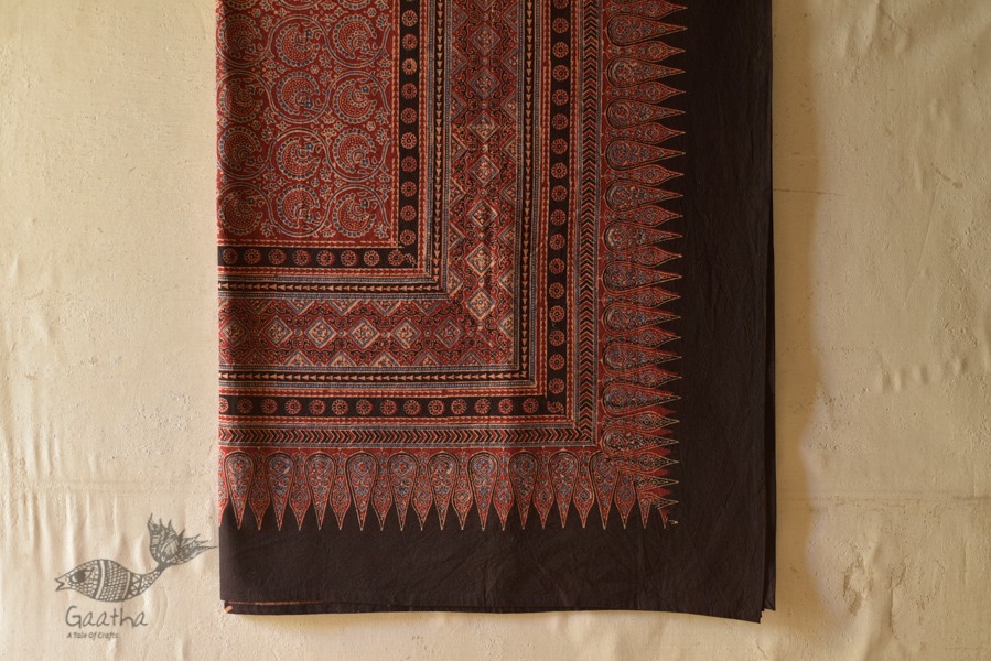 Ajrakh Print Single Bedsheet