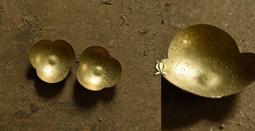 handmade brass diya