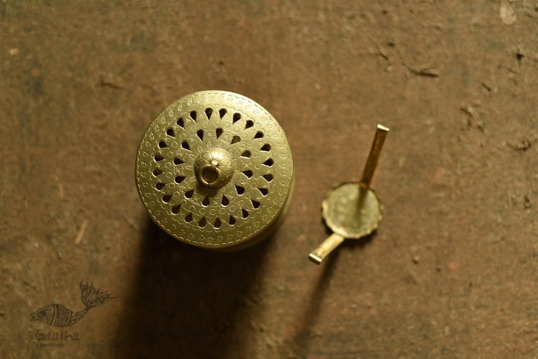 handmade brass candle stand