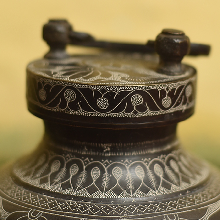 from Khajuraho Antique Brass gangajali / Lota 