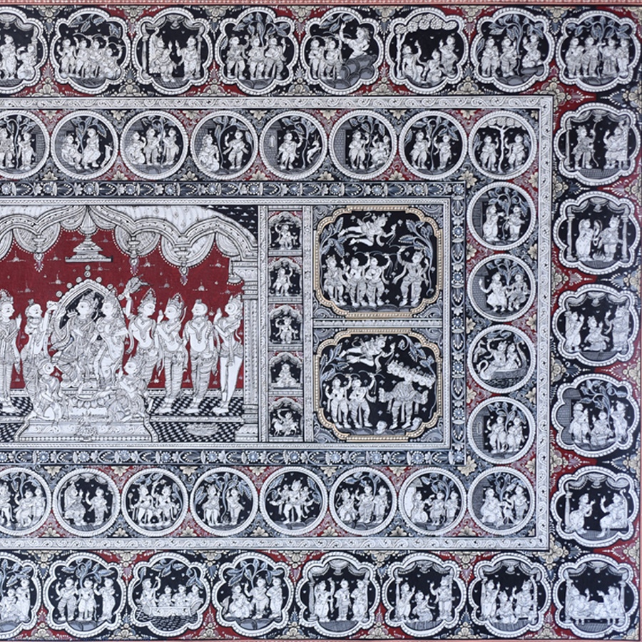 shop Pattachitra Traditional Natural Color Painting ~ Ramayana Story