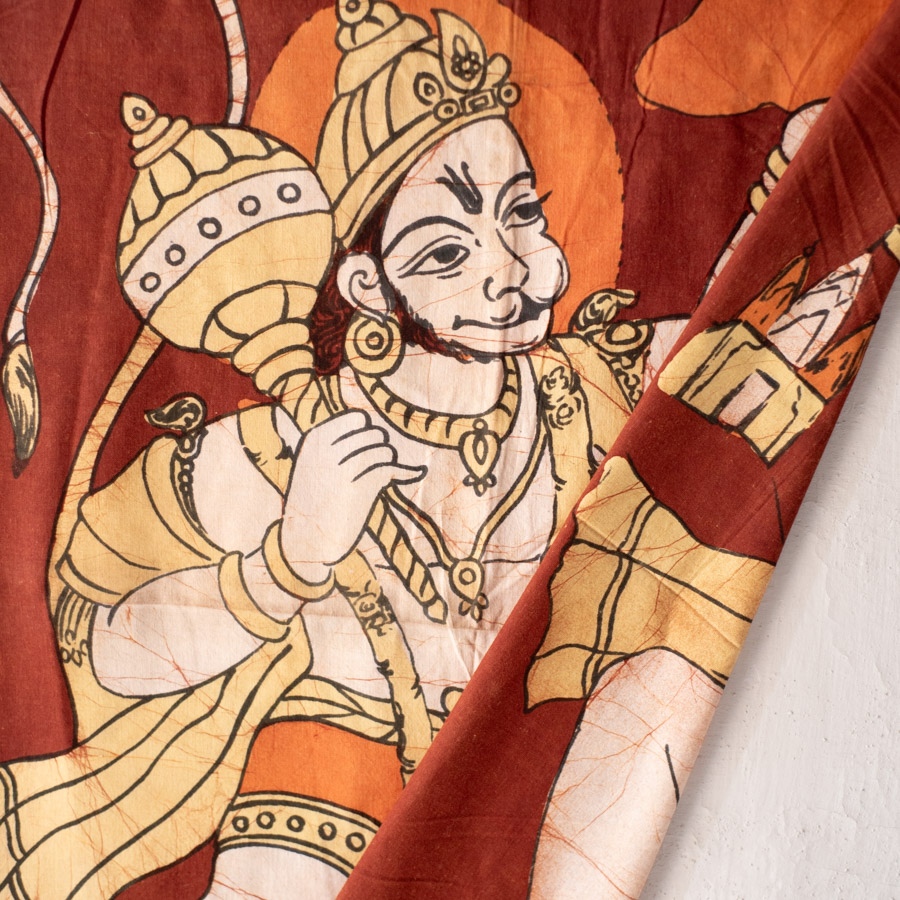 shop handcrafted batik Bajrangbali painting