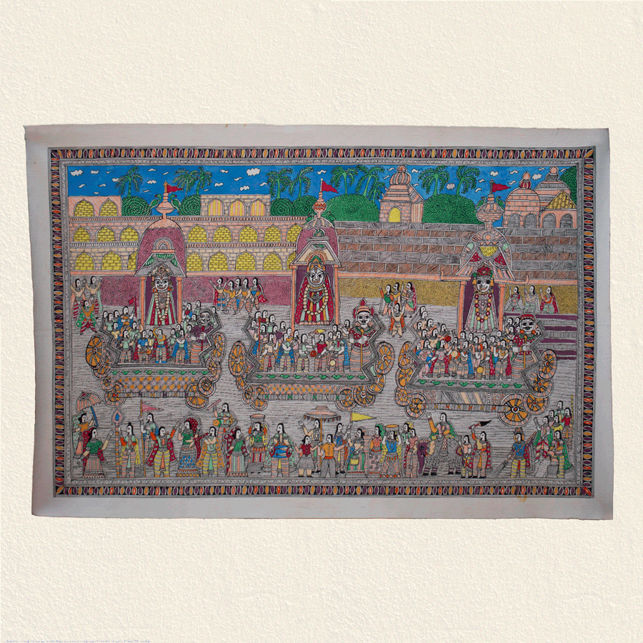 shop Madhubnai Painting- Jagannath Yatra