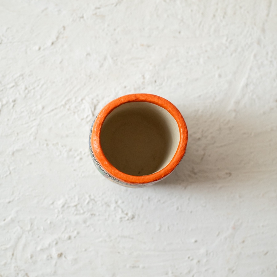 shop Madhubani Hand Painted Paper Mache ~ Planter Case