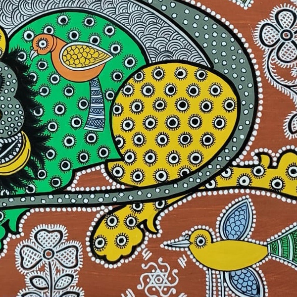 shop Mandana Art - Painting - Lion ( 11 x 14 inch)