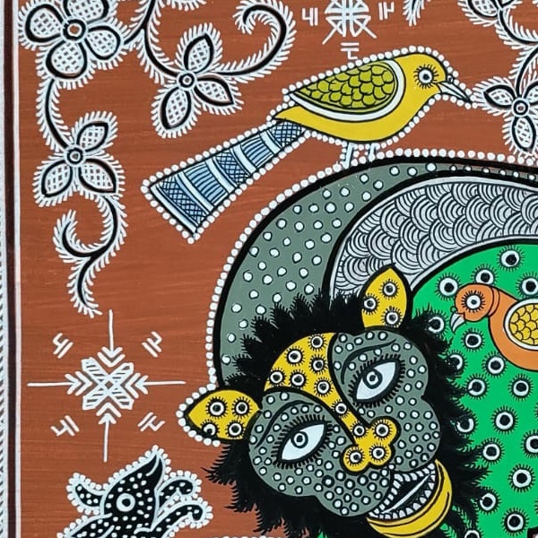 shop Mandana Art - Painting - Lion ( 11 x 14 inch)