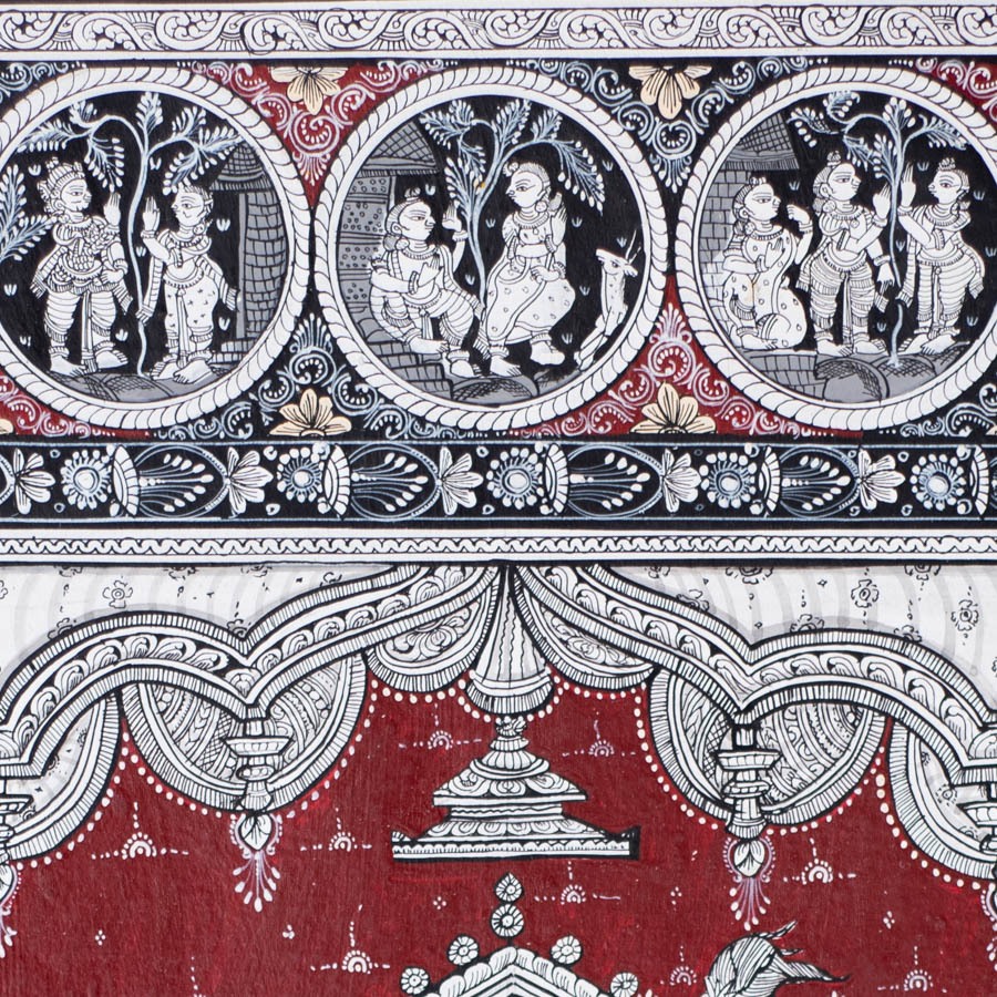 shop Pattachitra Traditional Natural Color Painting ~ Ramayana Story