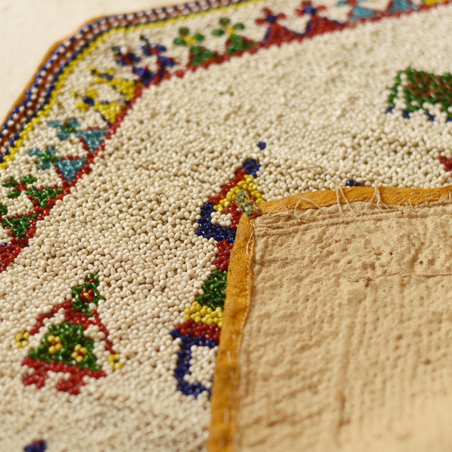 Saurashtra Beadwork Old & Antique Wall Hanging  - Ganeshji
