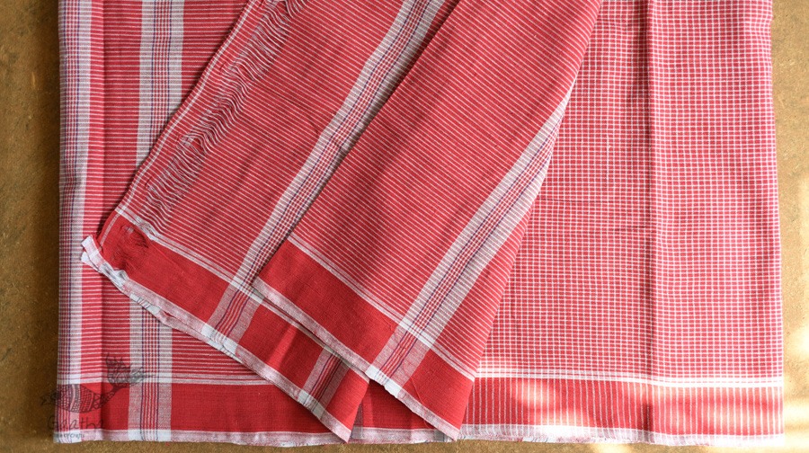 shop handloom cotton Baiga Tribe Saree