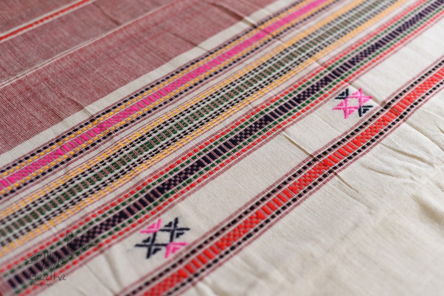 shop handloom cotton Baiga Tribe Saree
