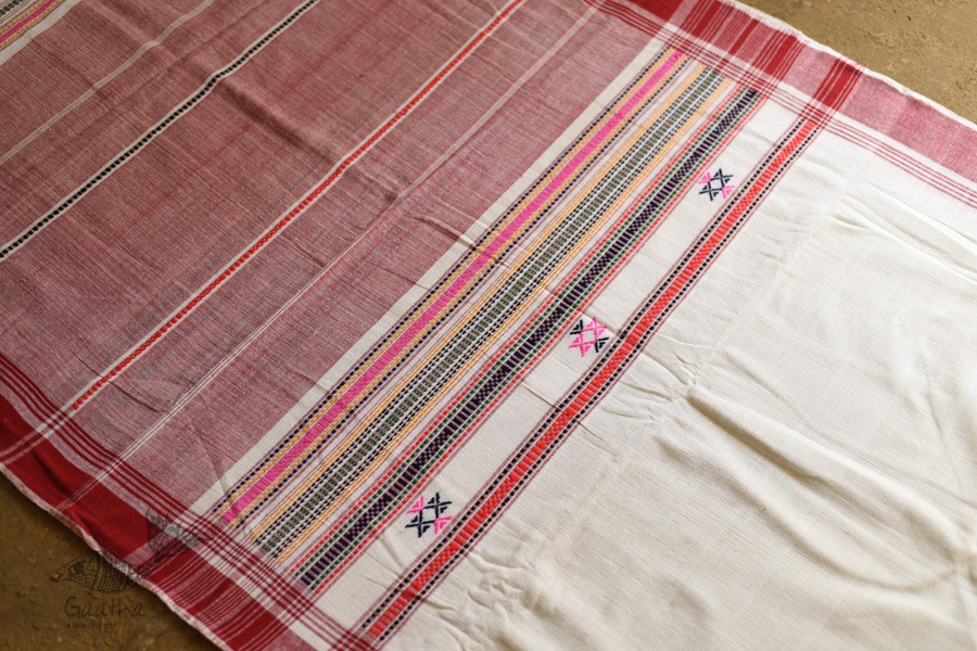 shop handloom cotton Baiga Tribe Saree