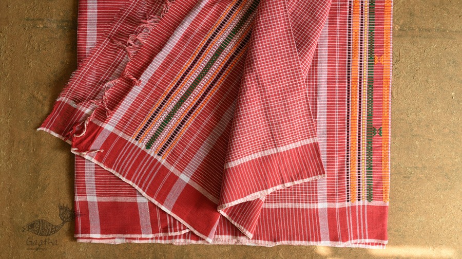 shop handloom cotton Baiga Adivasi Saree