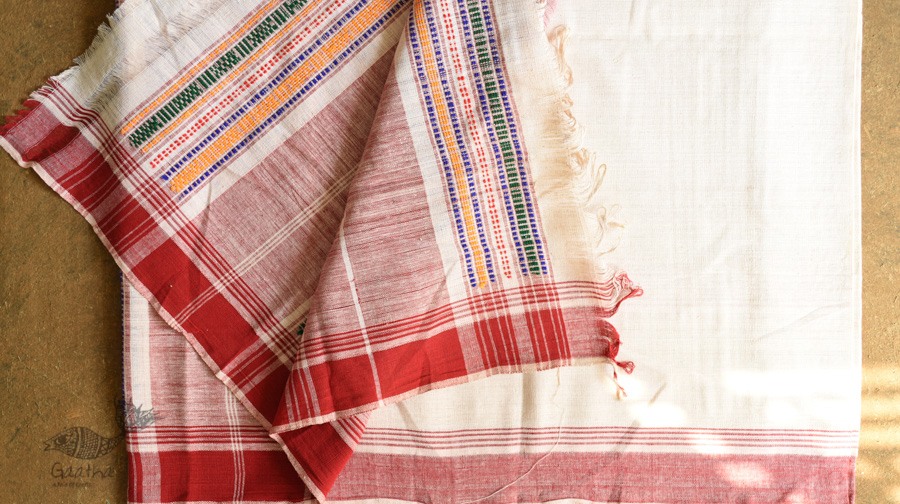 shop handloom cotton Baiga tribal-cotton Saree