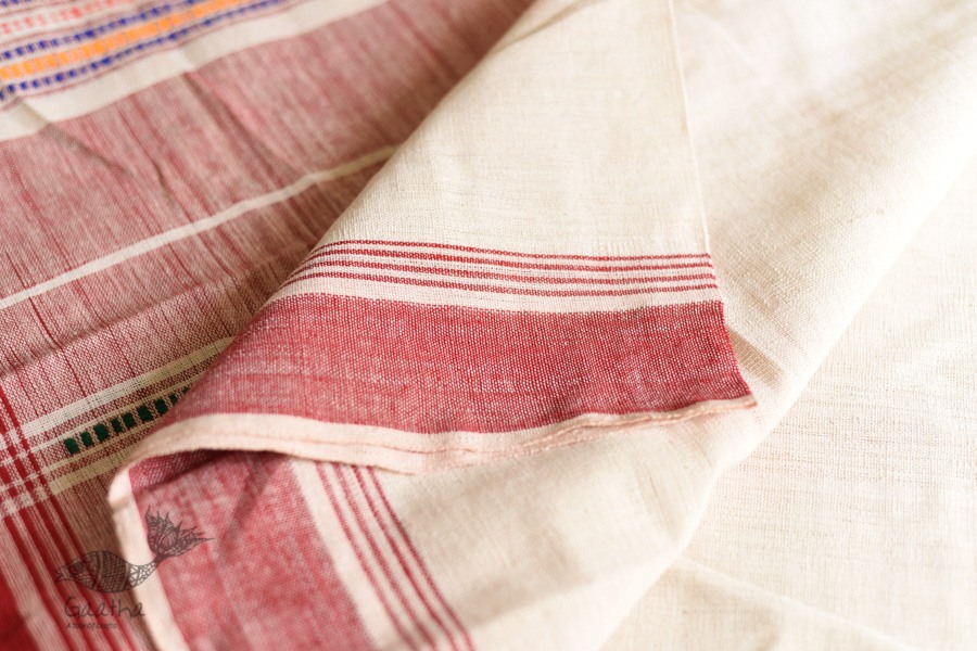 shop handloom cotton Baiga tribal-cotton Saree