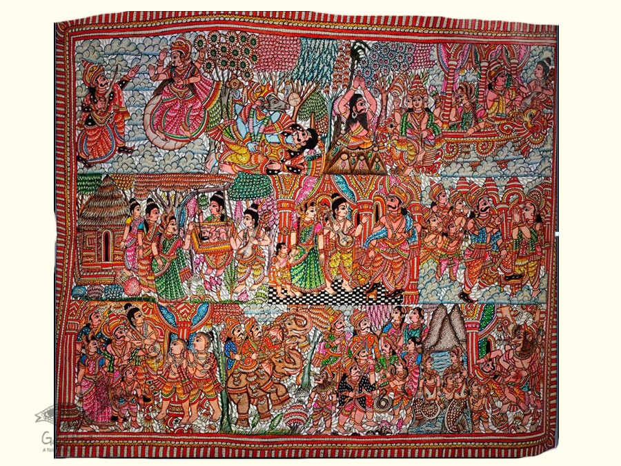 Tholu Bommalata ✪ Leather Painting ✪ Prahallada Painting