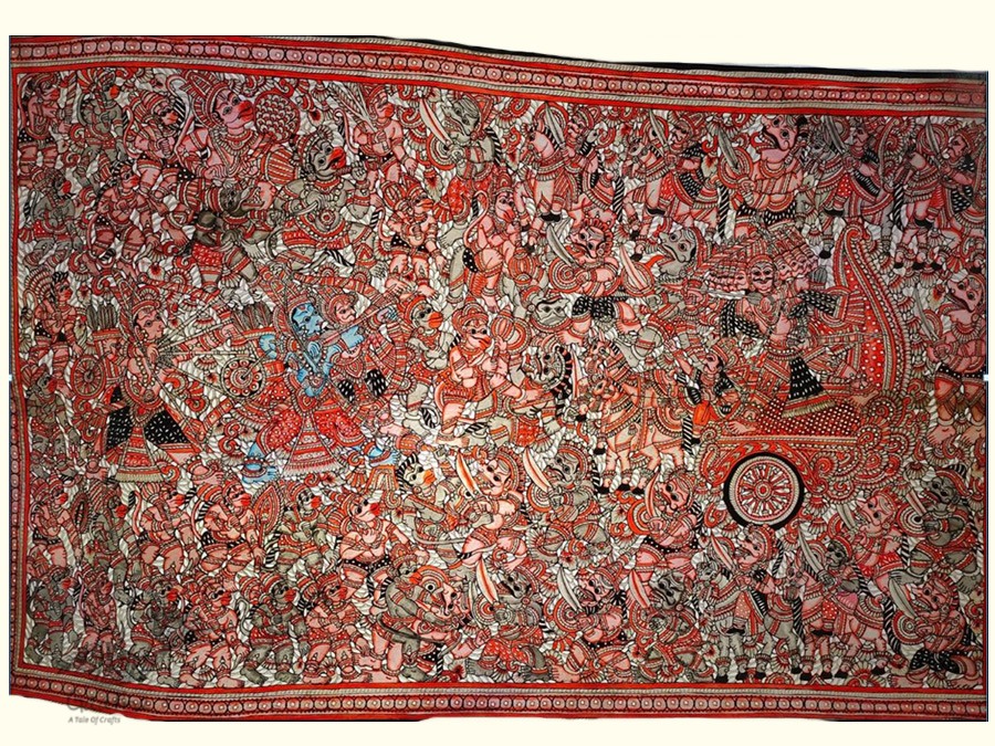 Tholu Bommalata ✪ Leather Painting ✪ Rama Ravana Yudham Painting