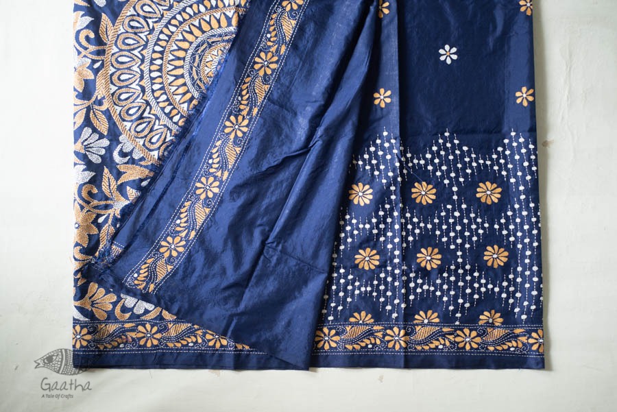 shop Kantha Silk Saree