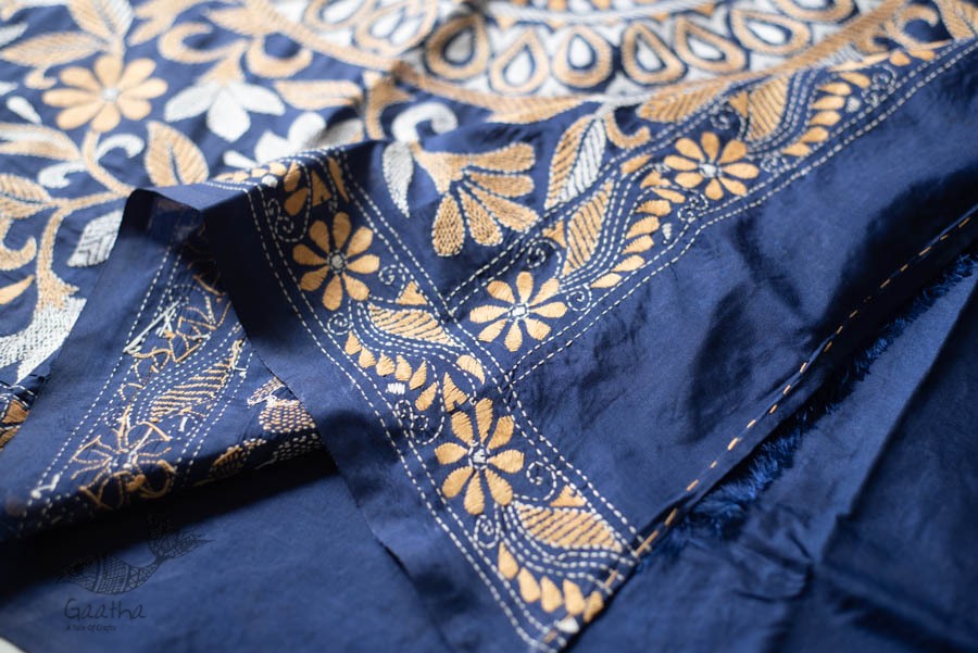 shop Kantha Silk Saree