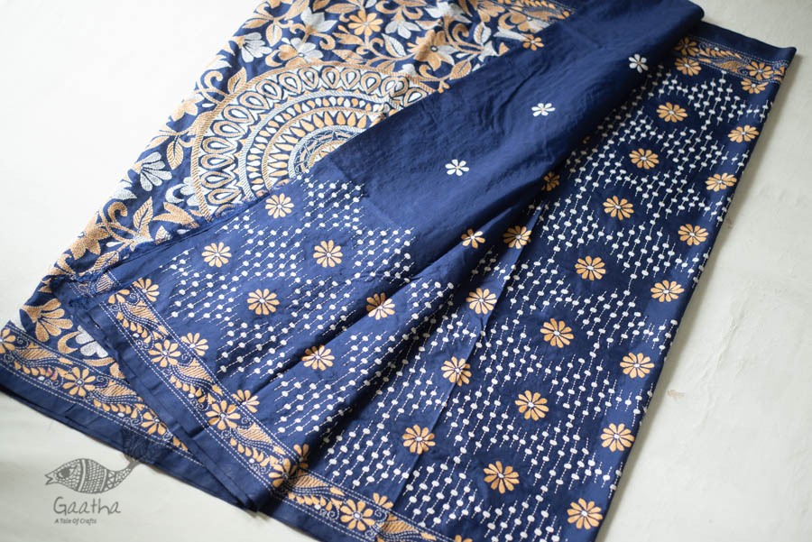 shop Kantha Silk Saree
