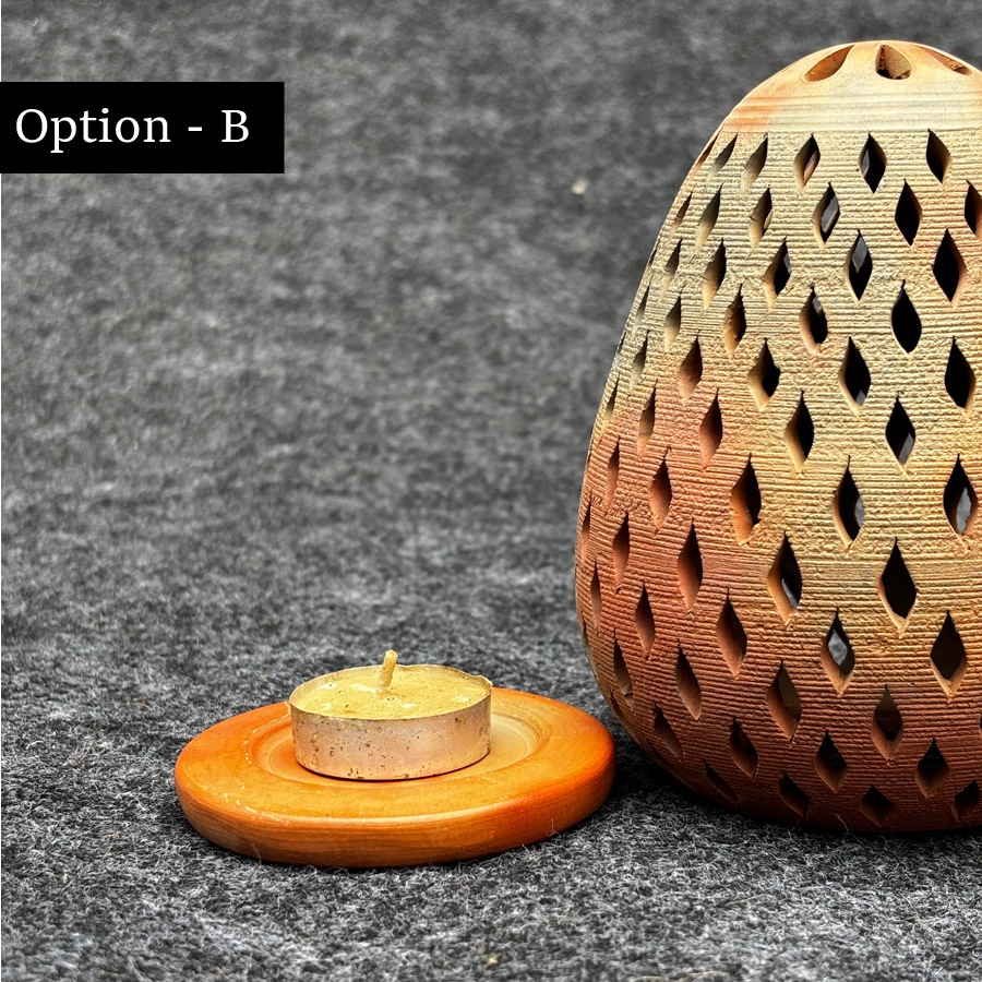 Shop Terracotta Pottery Art - T Light Holder