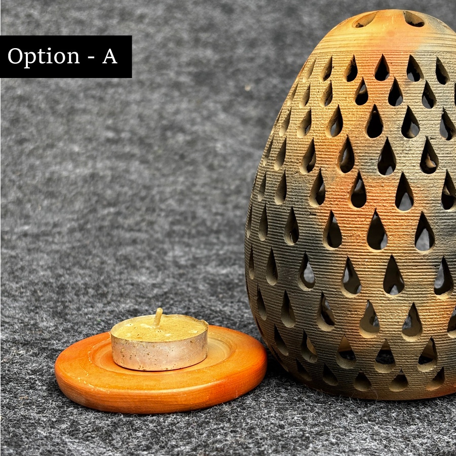 Shop Terracotta Pottery Art - T Light Holder