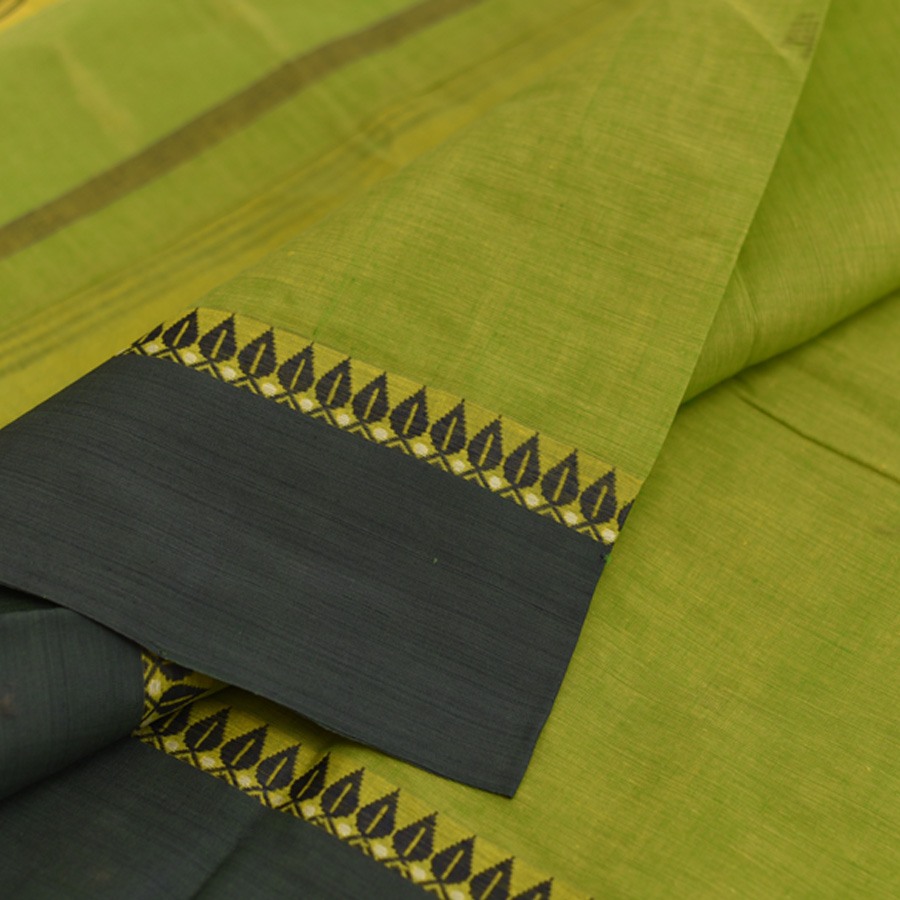 shop Begampuri Cotton Saree With Woven Border