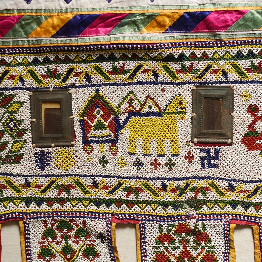 Bead Work ~Antique Hanging - Ganesha Toran