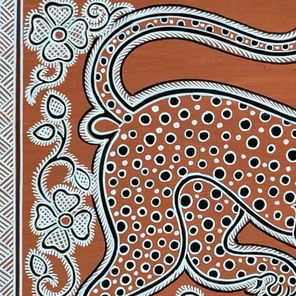 shop Mandana Art - Painting  of Lion ( 11 x 14 inch)