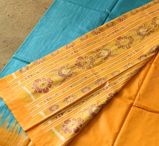 shop Handwoven Pure Tussar Ghicha Silk Saree