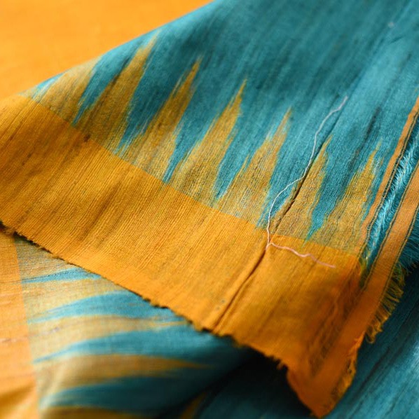 shop Handwoven Pure Tussar Ghicha Silk Saree