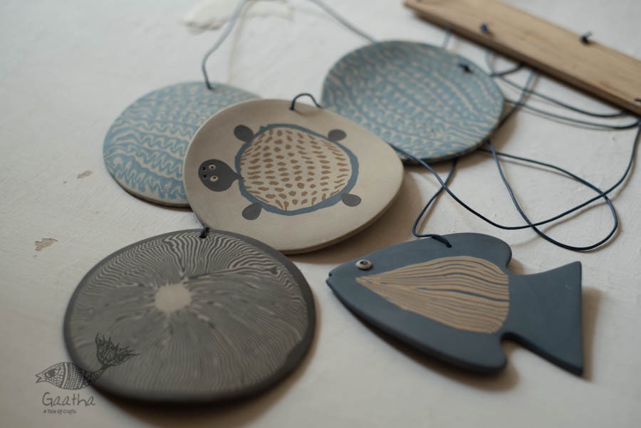 Handmade Ceramic Chimes - Hangings