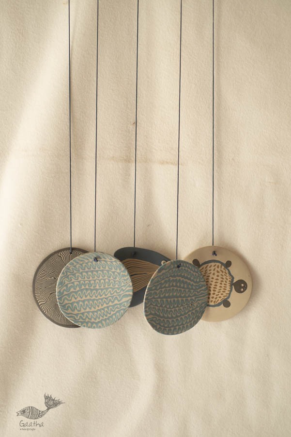 Handmade Ceramic Chimes - Hangings